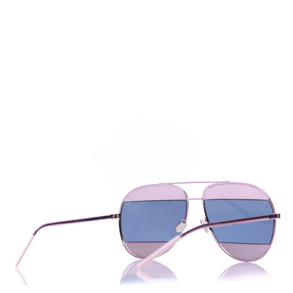 Christian Dior Split 1 Aviator Sunglasses Pink Blue 4 of 8