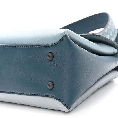 Bottega Veneta Nappa Small Piazza Bag Blue 9 of 9