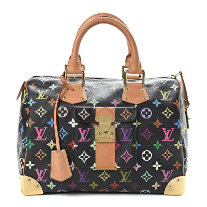 Louis Vuitton Monogram Multicolor Speedy 30 Black 1 of 10