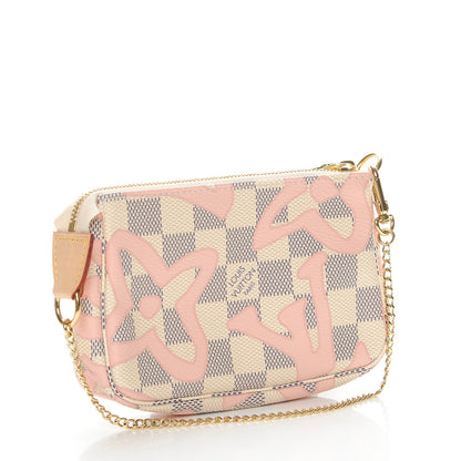 Louis Vuitton Damier Azur Tahitienne Mini Pochette Accessories 3 of 8