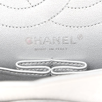 Chanel Metallic Canvas Space Charms 2.55 Reissue 226 Flap Silver 6 of 14
