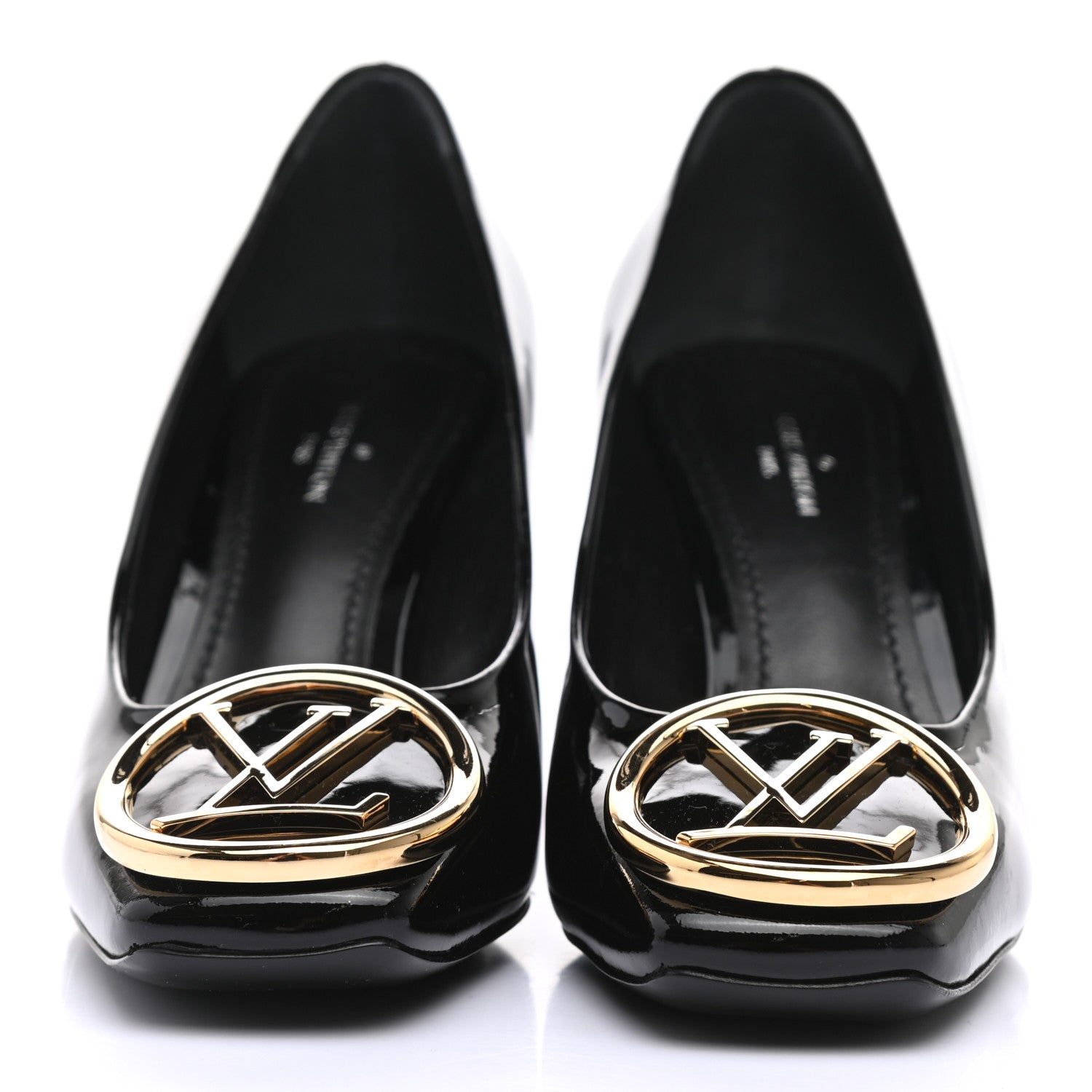 Louis Vuitton Patent Madeleine Pumps 36 Black 3 of 8