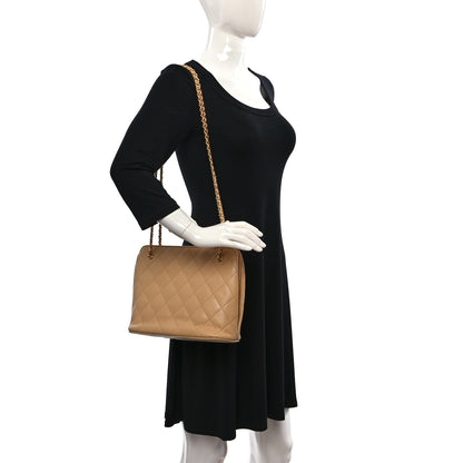 Chanel Caviar Quilted Shopping Tote Beige Clair 2 of 11