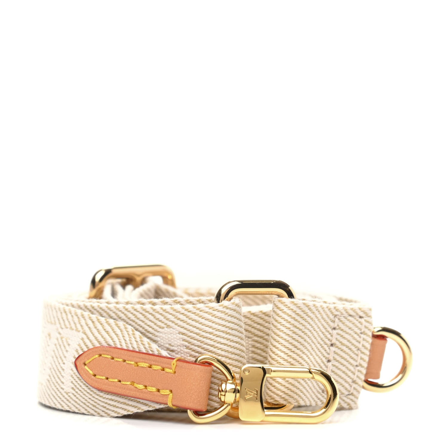 Louis Vuitton Nylon Petite Malle Souple Shoulder Strap Creme 1 of 2