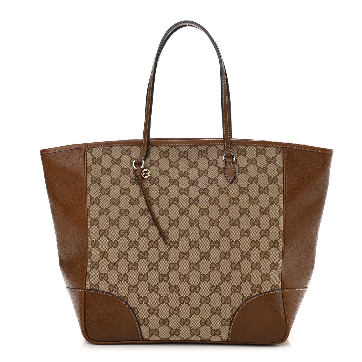 Gucci Monogram Medium Bree Zippered Tote Beige Tabacco 1 of 11