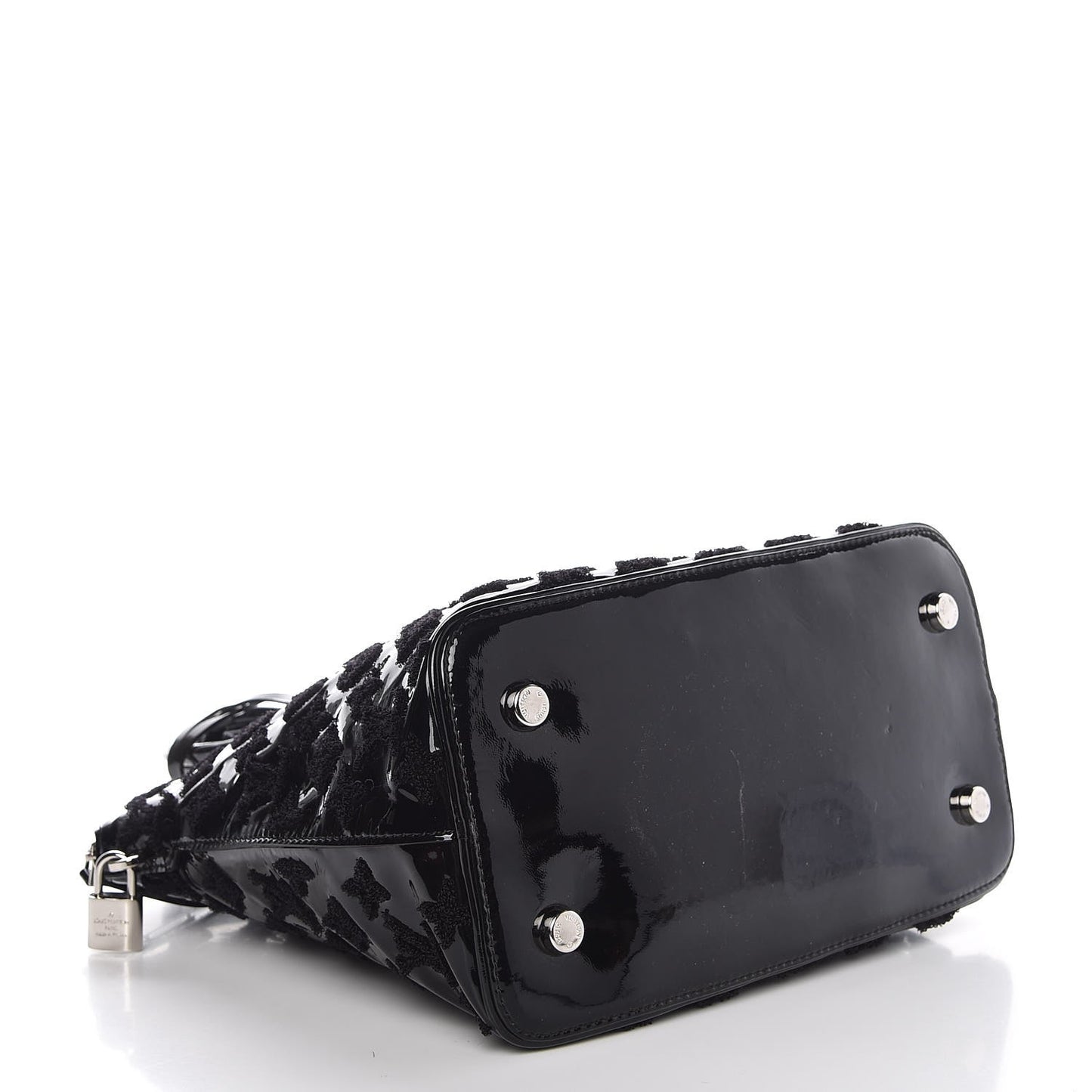 Patent Lambskin Fascination Lockit Black