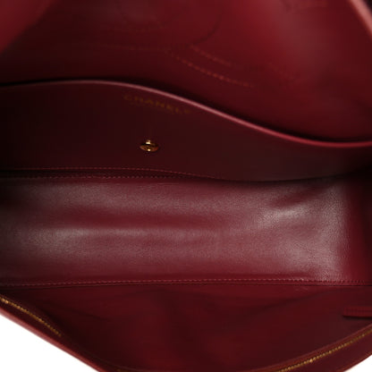 Chanel Grained Calfskin Small Souplissimo Maxi Flap Burgundy 5 of 11