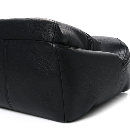 Louis Vuitton Calfskin Monogram Shadow Discovery Backpack Black 9 of 10