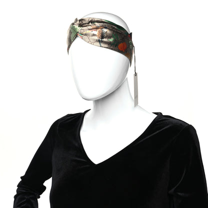 Gucci Silk Monogram Tian Print Tiana Duchesse Headband 2 of 6