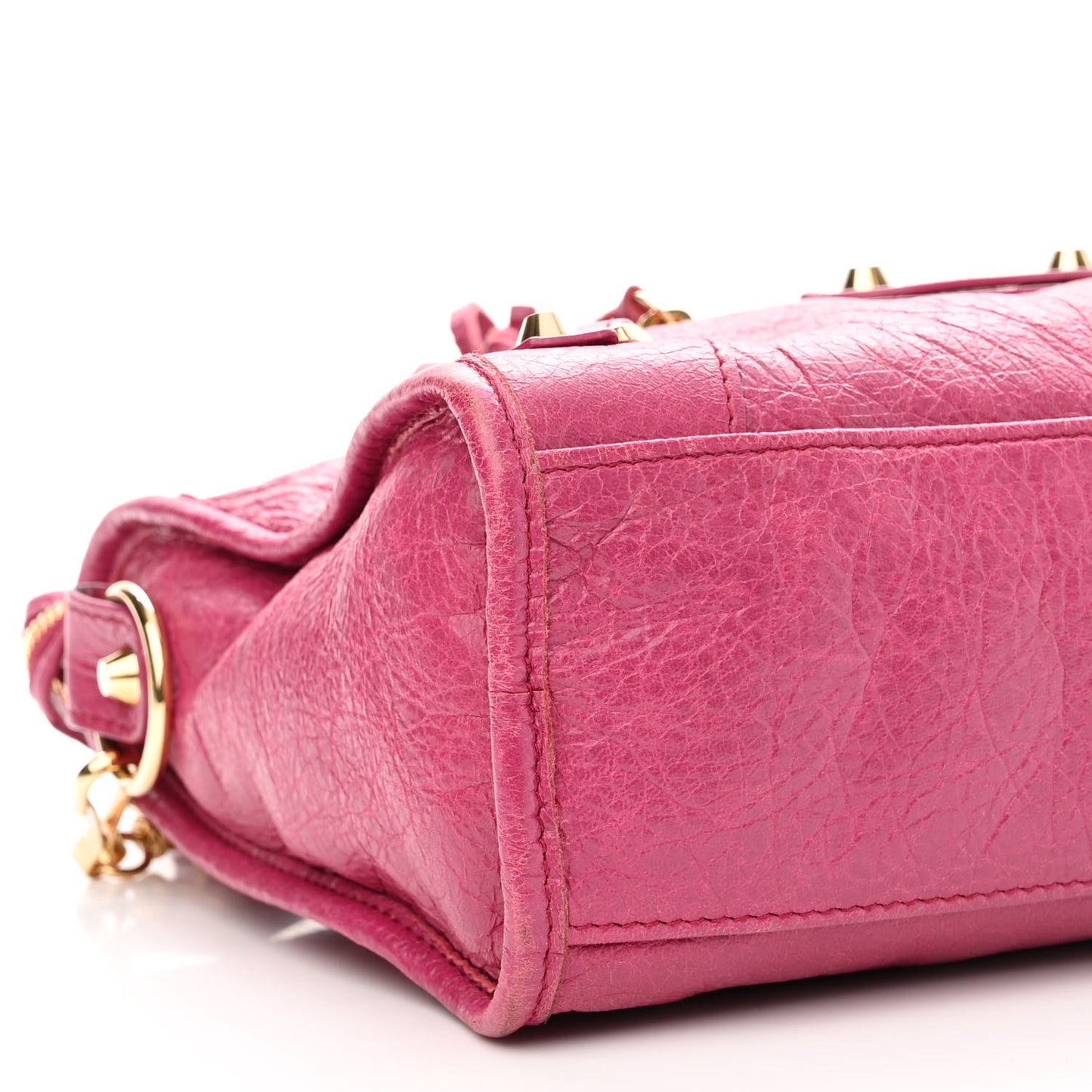 Agneau Classic Gold Hardware S City Rose Dahlia