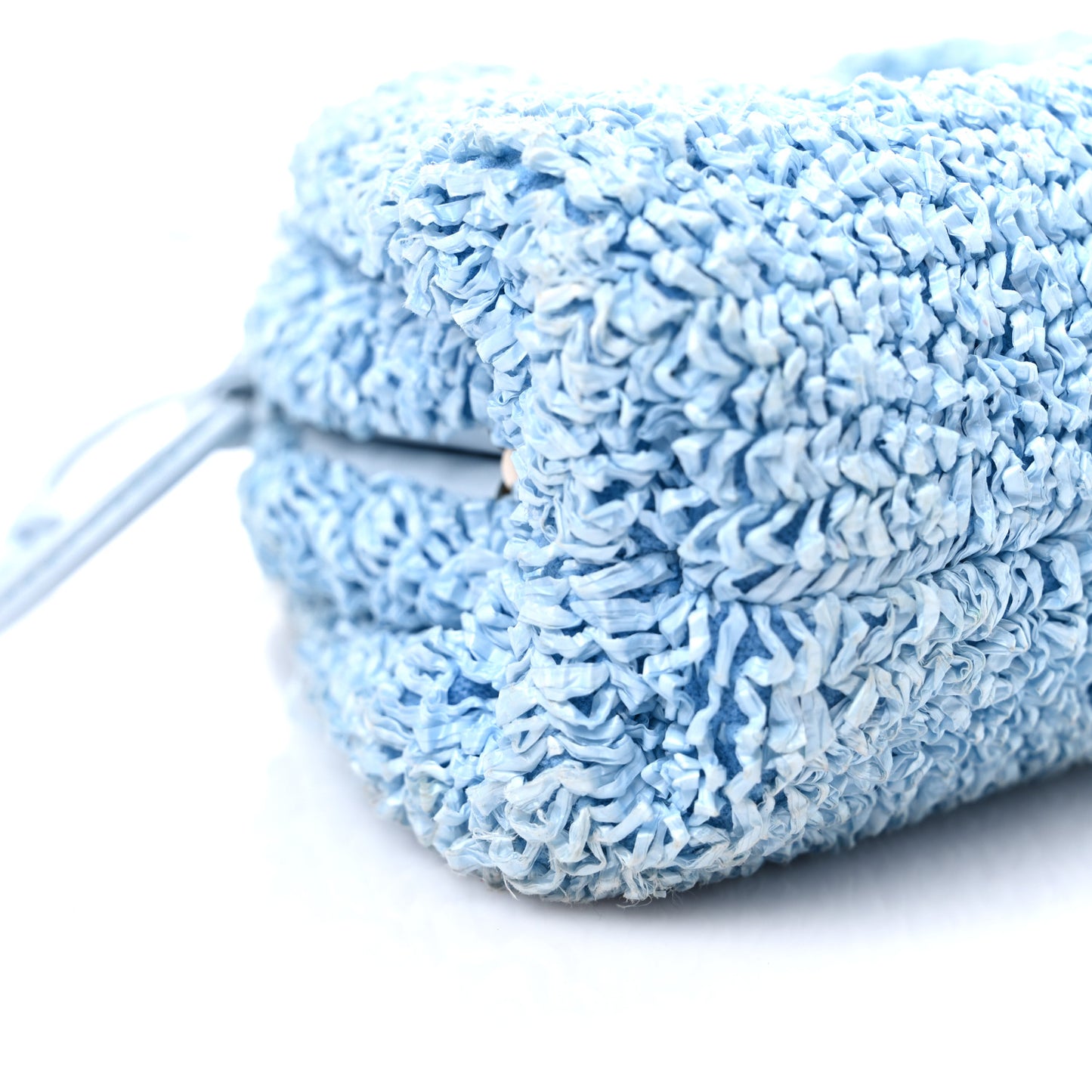 Boucle Curly Raffia The Mini Pouch Bubble