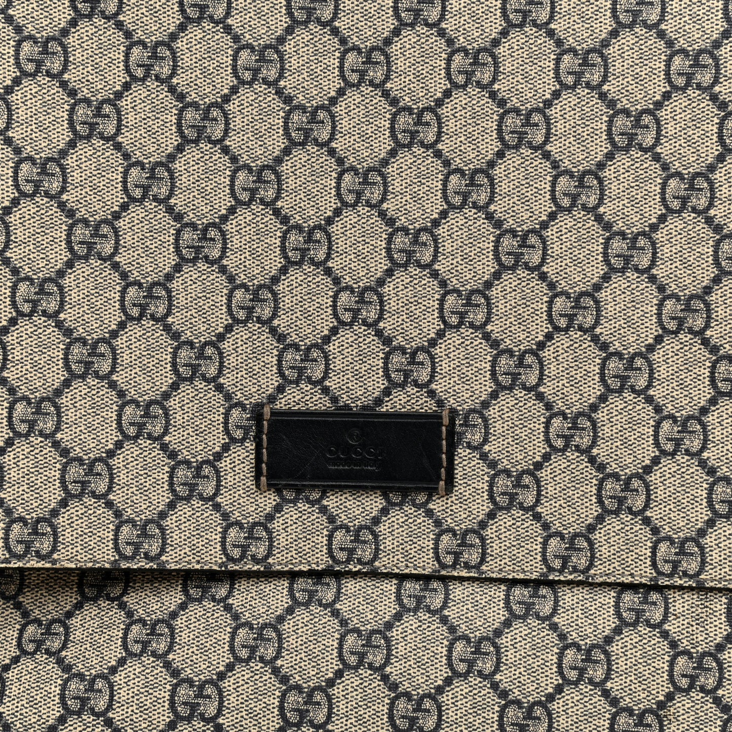 GG Plus Monogram Messenger Diaper Bag Navy