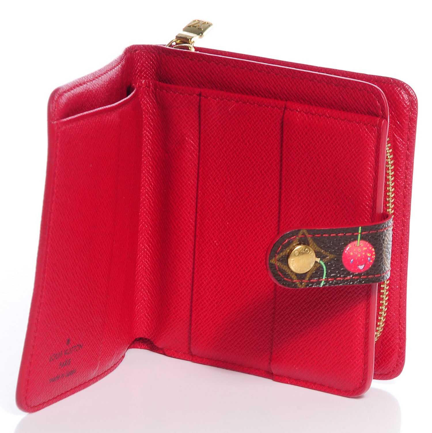 Louis Vuitton Monogram Cerises Compact Zippe Wallet 6 of 8