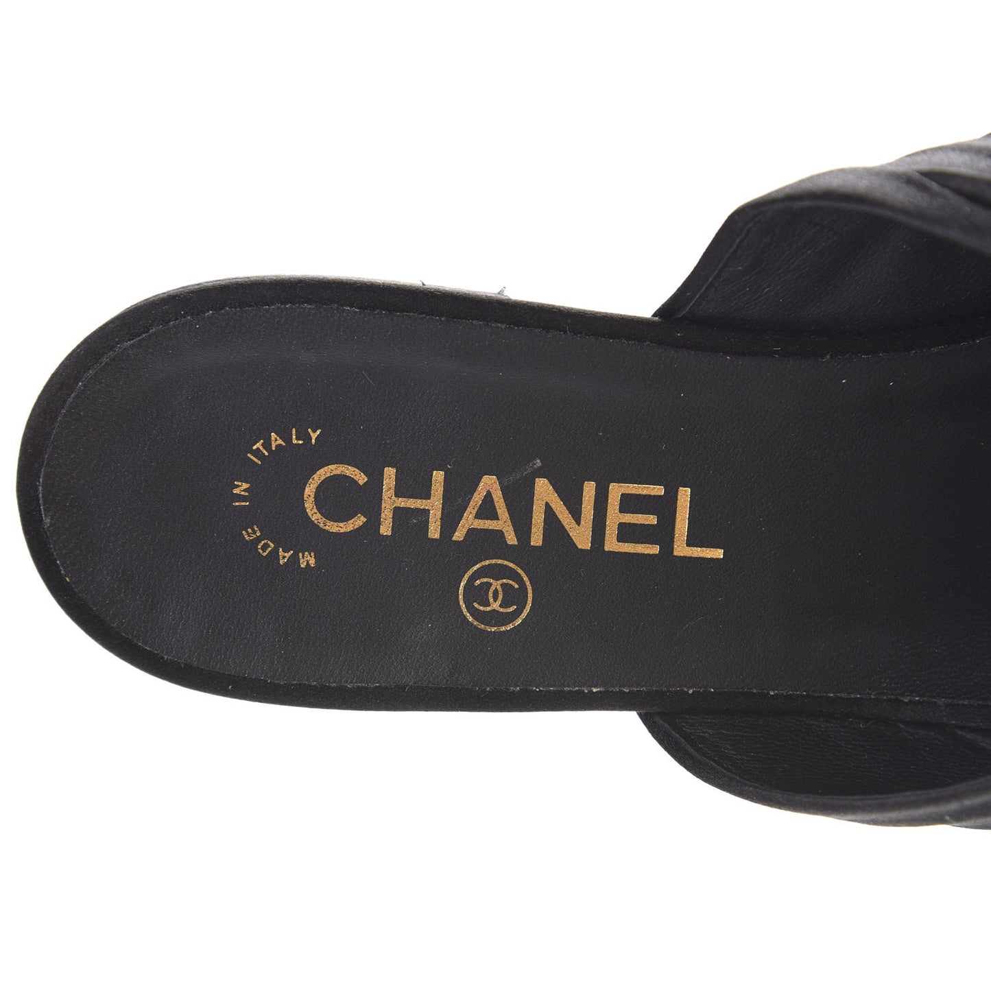 Satin Bow Mules 40.5 Black