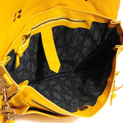 Proenza Schouler Lambskin PS1 Large Satchel Mustard 5 of 10
