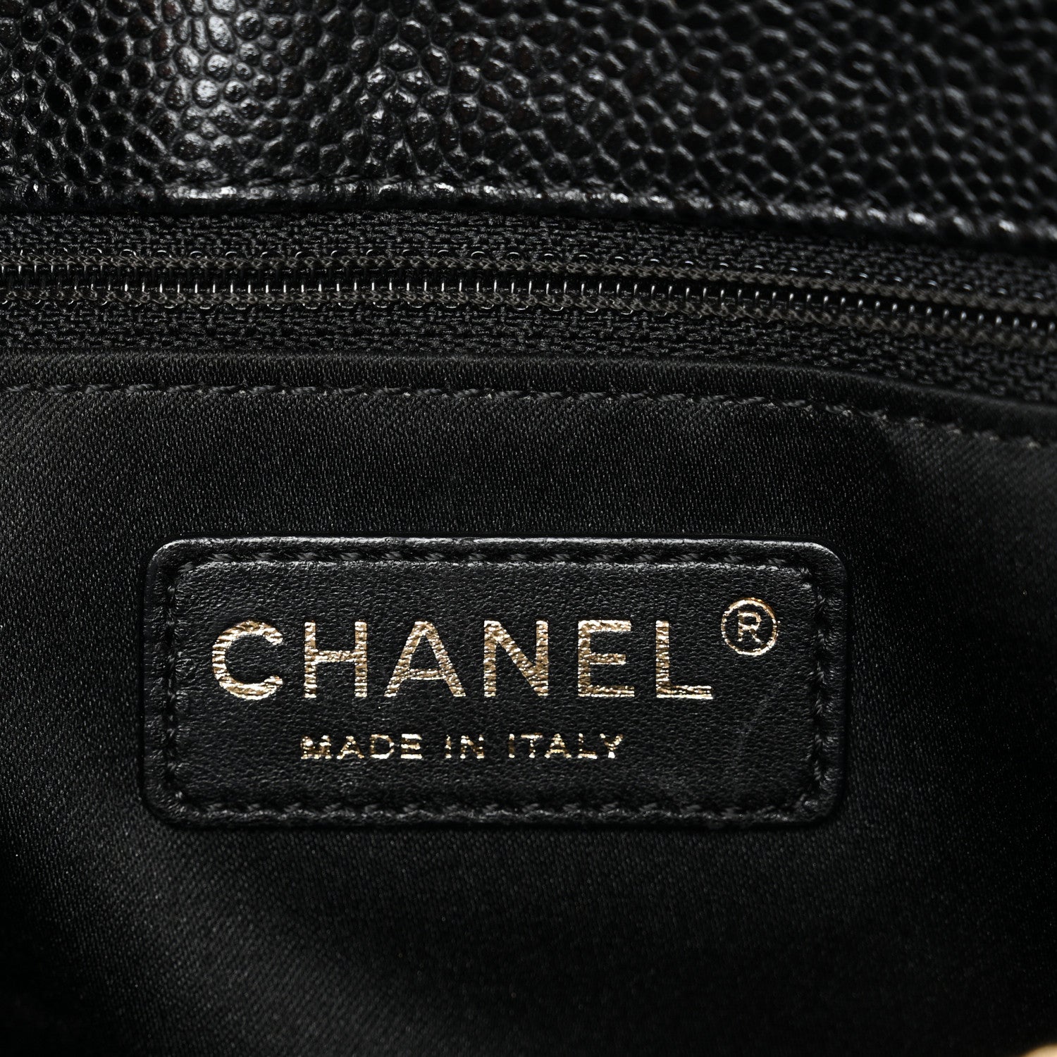 Chanel Caviar Quilted Grand Shopping Tote GST Black 6 of 10