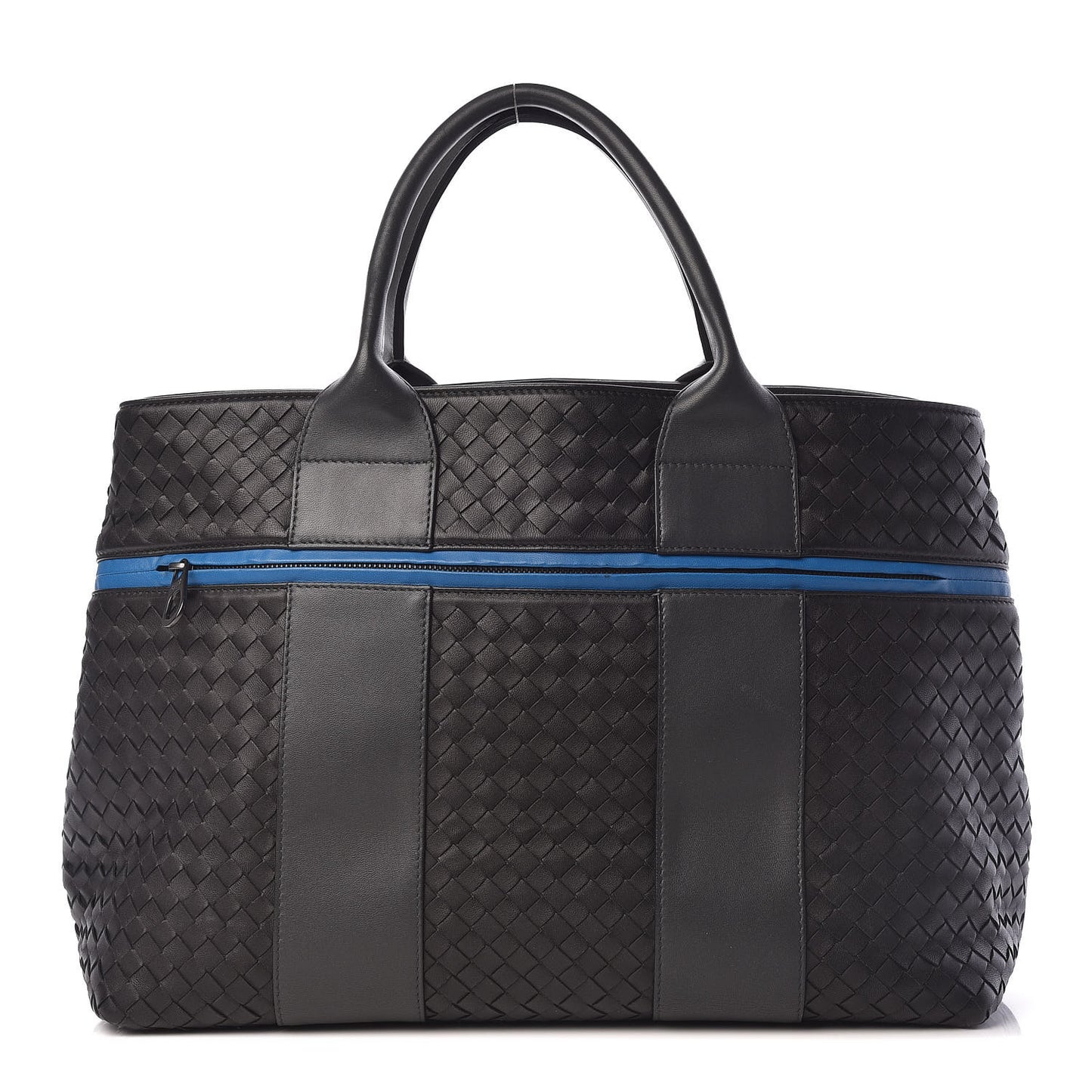 Nappa Intrecciato Stripe Tote