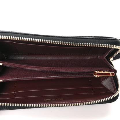 Chanel Caviar Quilted Medium Zip Around Wallet Black 5 of 11