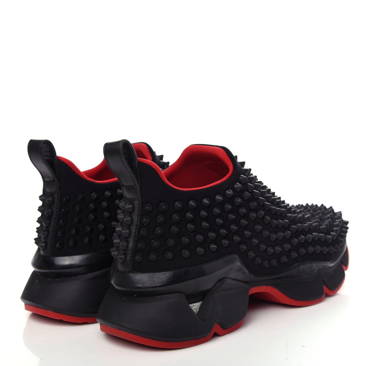 Neoprene Spike Sock Donna Flat Sneakers 36.5 Black