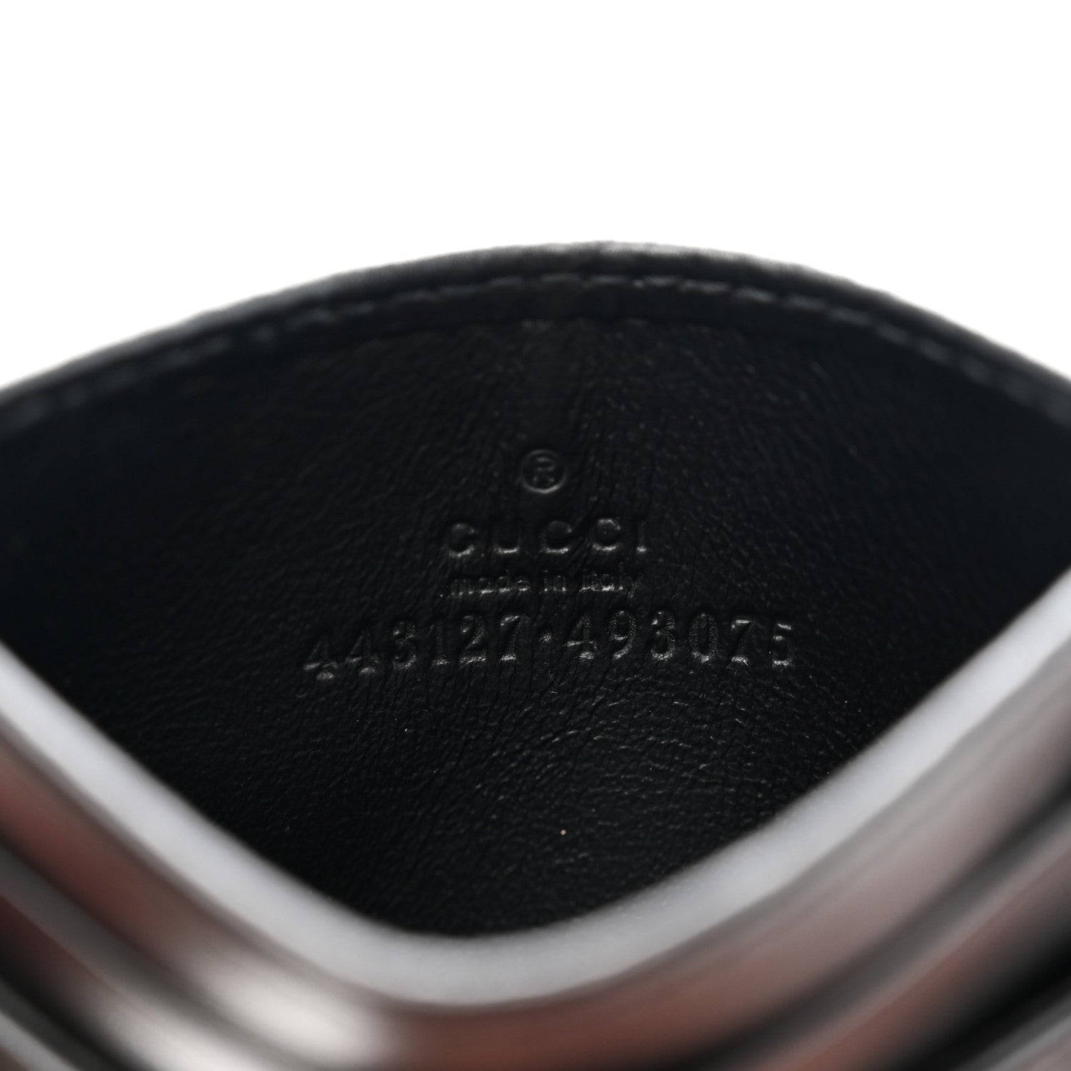 Gucci Calfskin Matelasse GG Marmont Card Holder Black 6 of 7