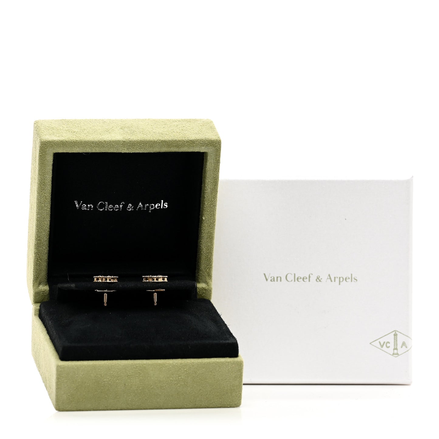 18K Yellow Gold Mother of Pearl Sweet Alhambra Earrings