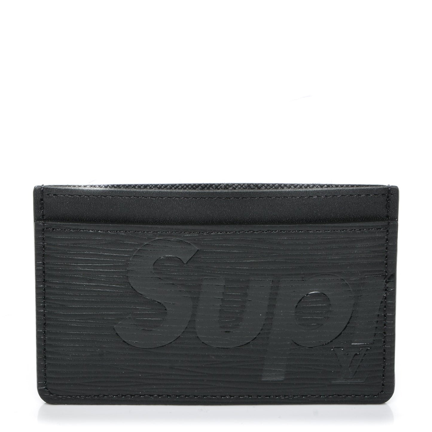 X SUPREME Epi Card Holder Black