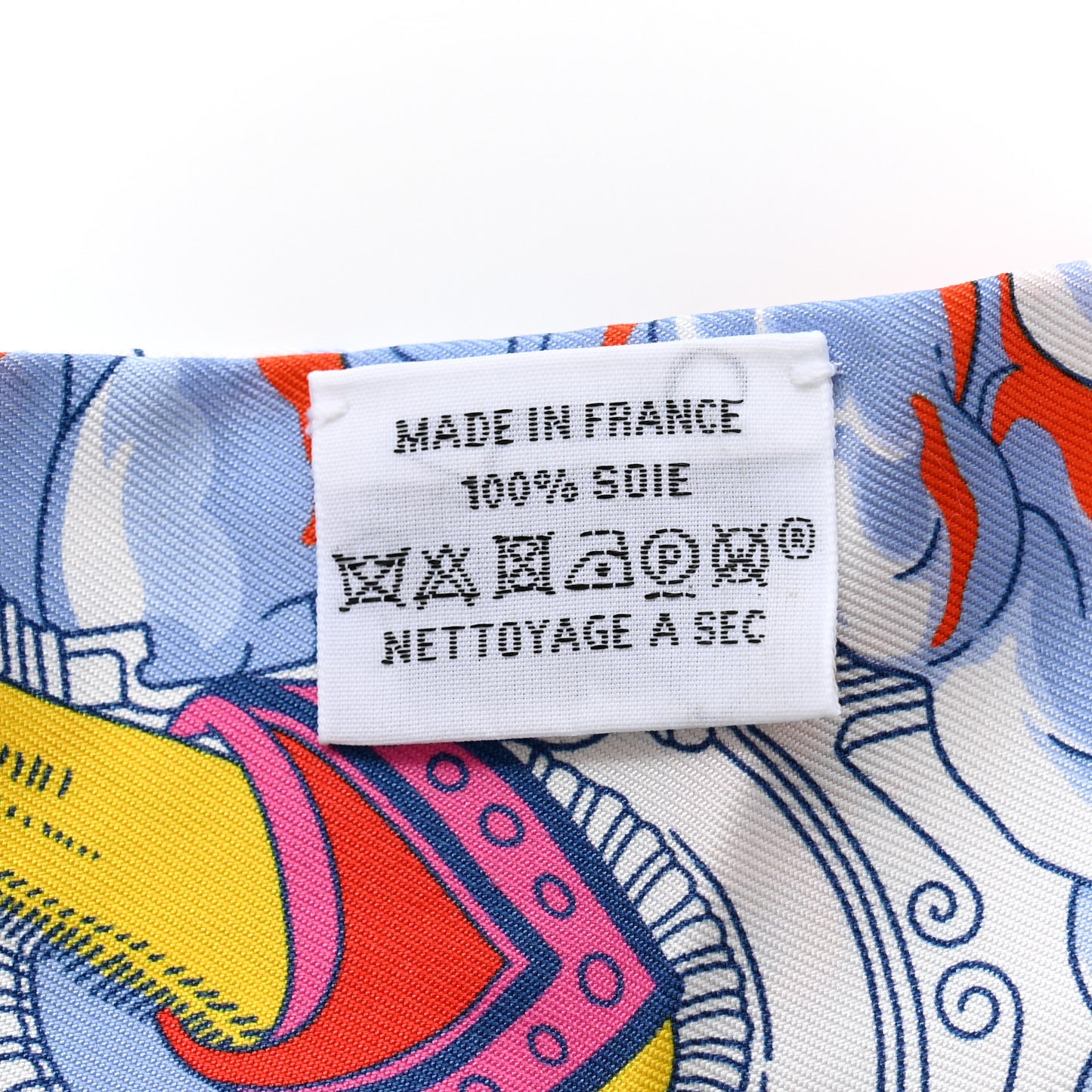 Silk Sur Mon Nuage Twilly Fuchsia Bleu Multicolor