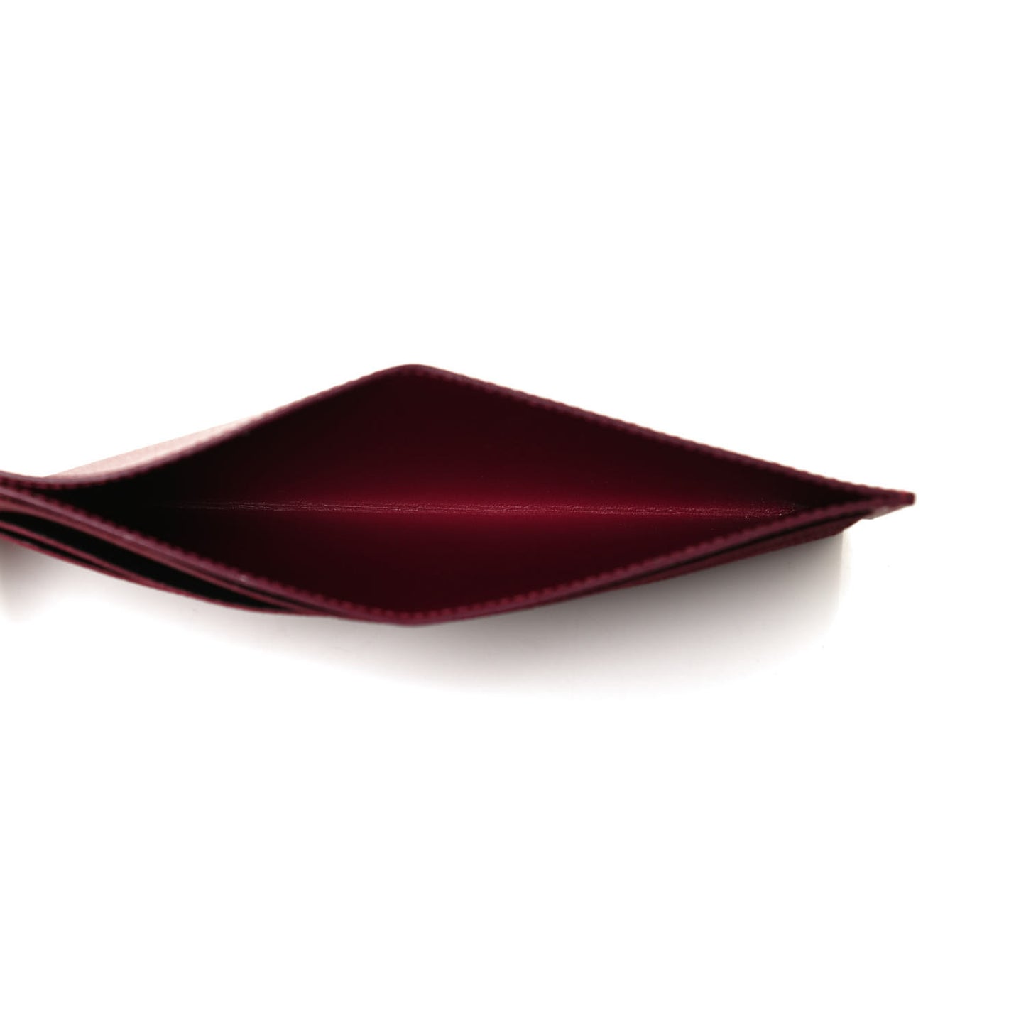 Calfskin Felicie Card Holder Insert Fuchsia