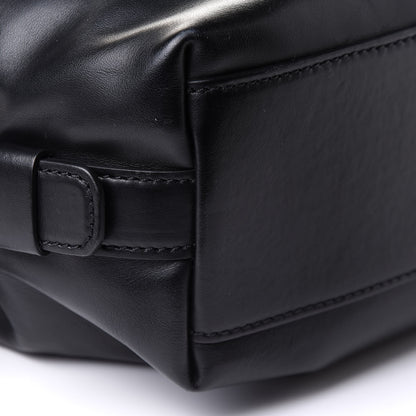 Givenchy Waxed Calfskin Medium Nightingale Logo Strap Black 9 of 10