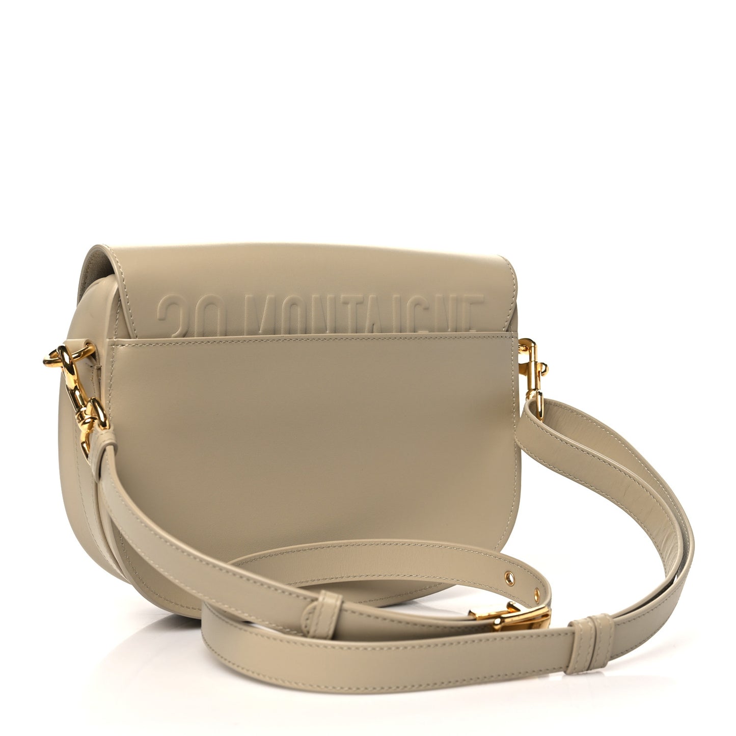 Box Calfskin Medium Bobby Flap Beige