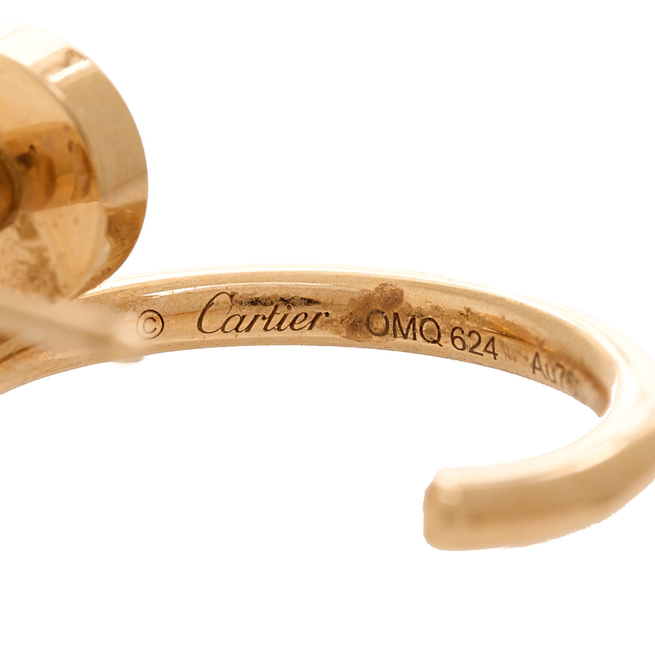 18K Pink Gold Juste Un Clou Hoop Earrings