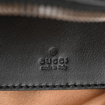 Gucci Calfskin Matelasse Mini GG Marmont Crossbody Bag Black 6 of 10