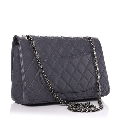 Chanel Aged Calfskin Quilted 2.55 Reissue 226 Flap Grey 3 of 9