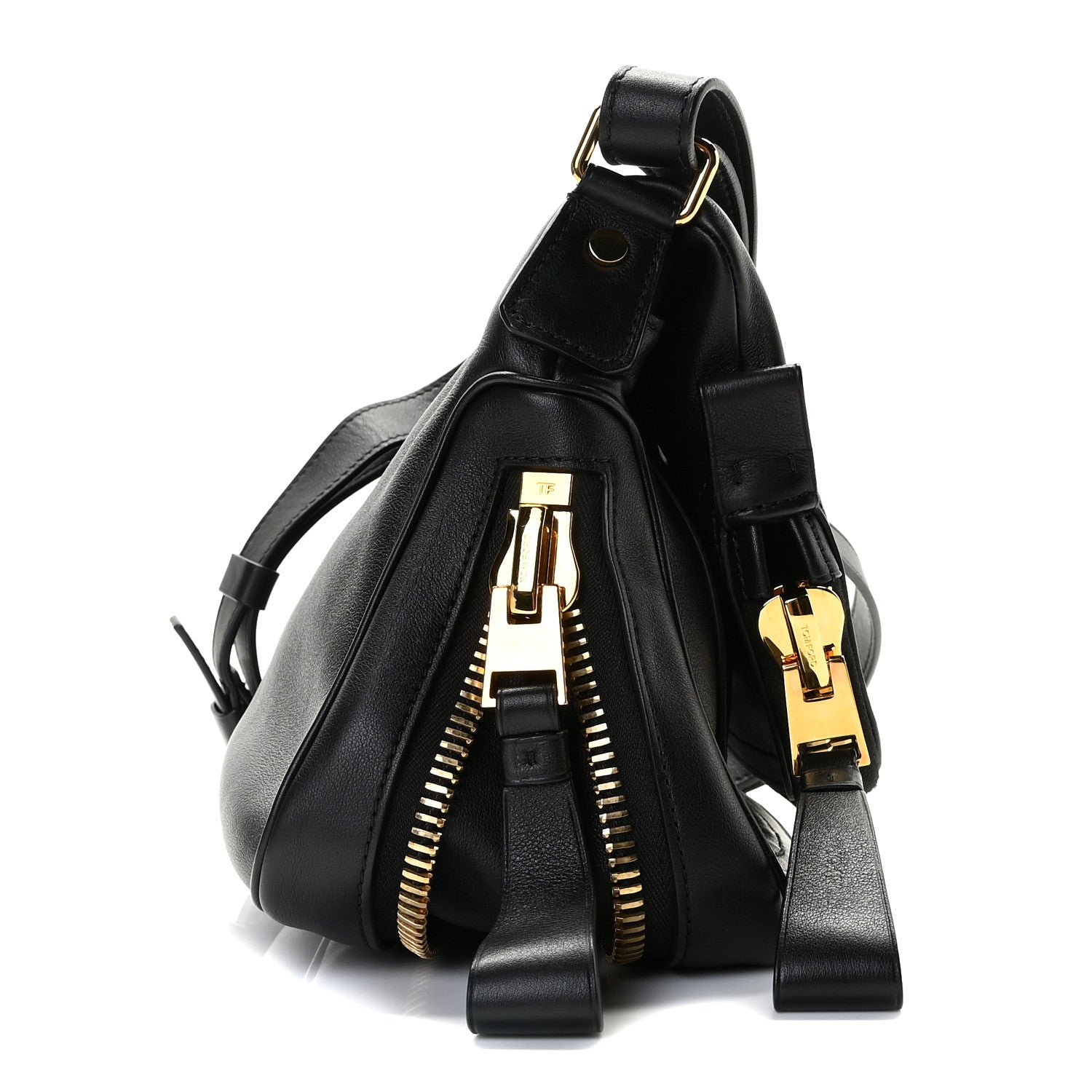 Tom Ford Calfskin Medium Jennifer Crossbody Bag Black 9 of 13
