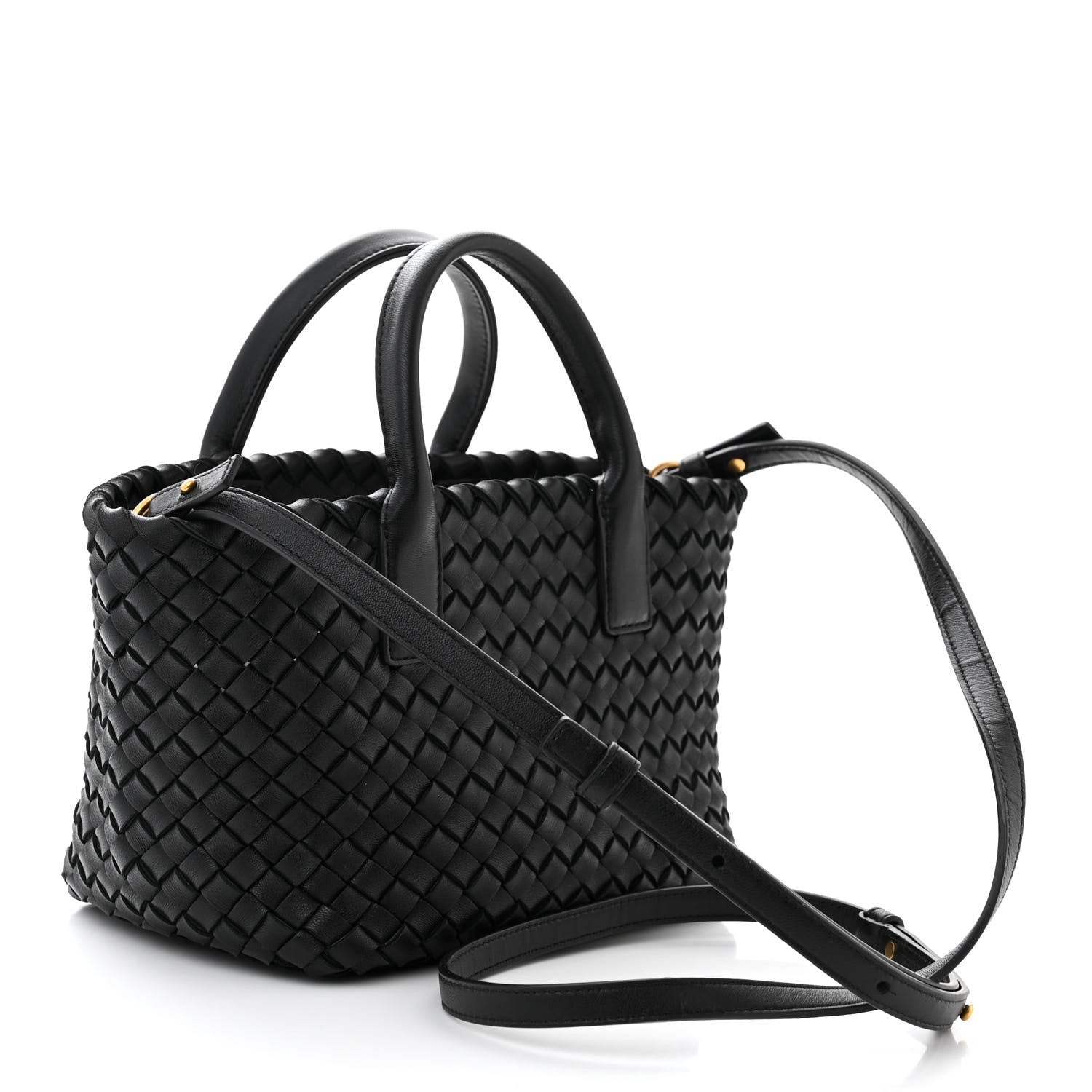 Bottega Veneta Nappa Intrecciato Mini Cabat Black 4 of 10