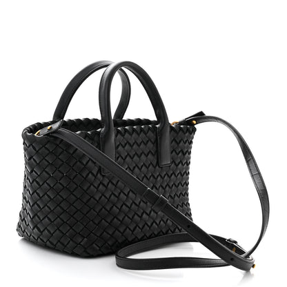 Bottega Veneta Nappa Intrecciato Mini Cabat Black 4 of 10