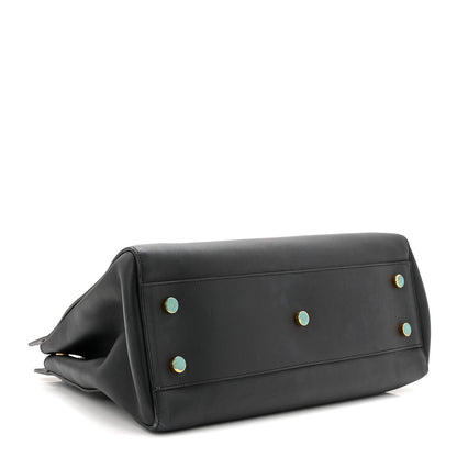 Saint Laurent Calfskin Medium Cabas Rive Gauche Black 4 of 11