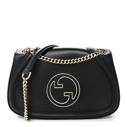 Gucci Calfskin Blondie Medium Shoulder Bag Black 1 of 10