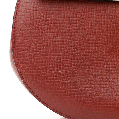 Chloe Grained Calfskin Lambskin Bi-Color Drew Shoulder Bag Beige Brown 9 of 9