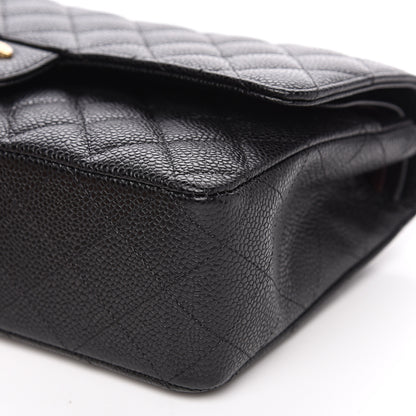 Chanel Caviar Quilted Medium Double Flap Black 8 of 9