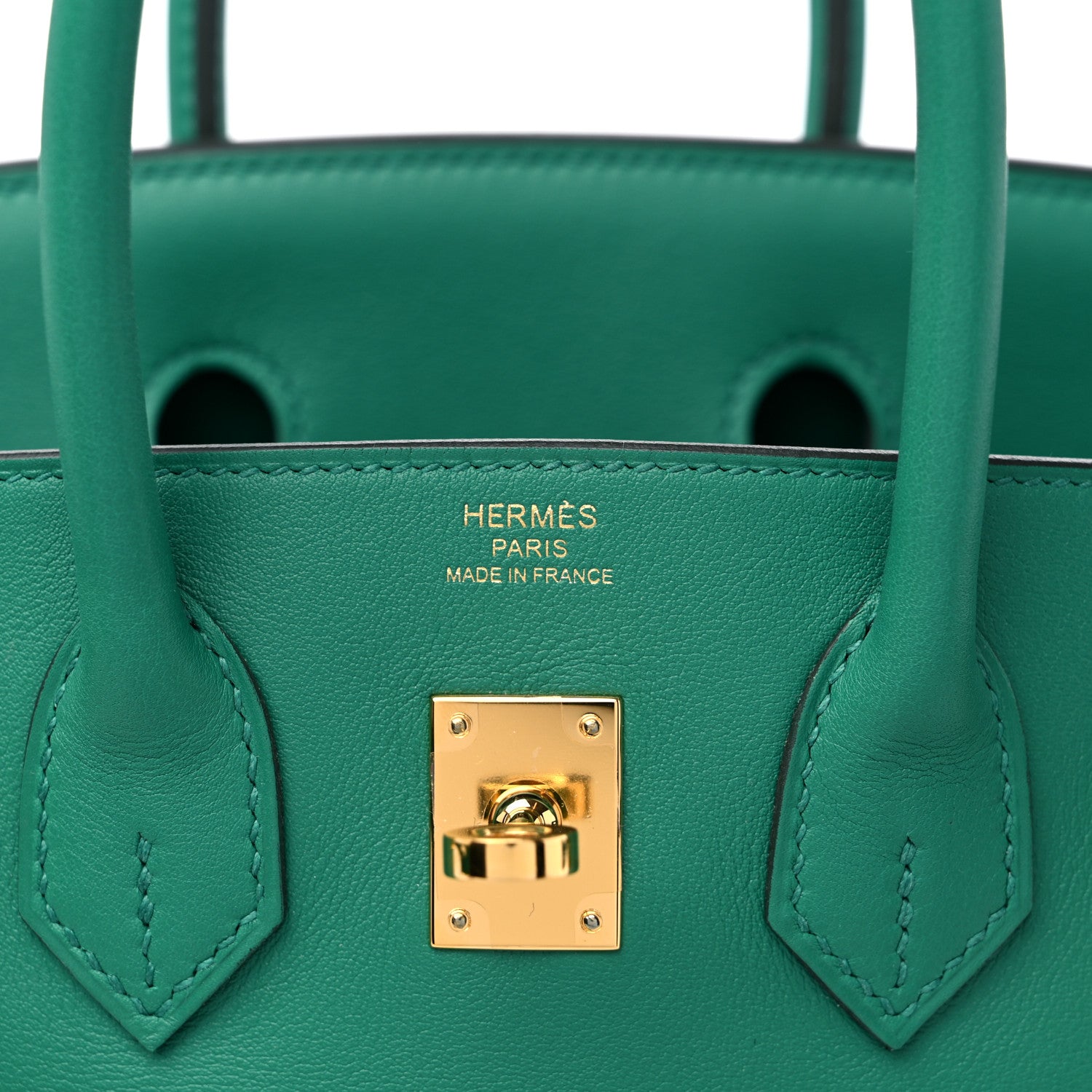 Hermes Swift Birkin 25 Vert Vertigo 6 of 10