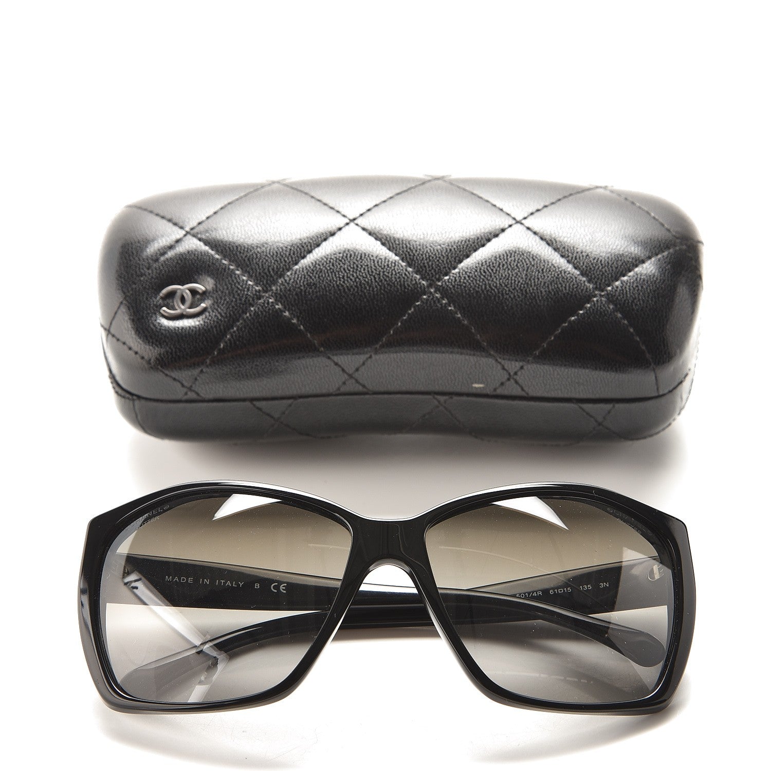 Chanel Acetate CC Sunglasses 5203 Black 8 of 8