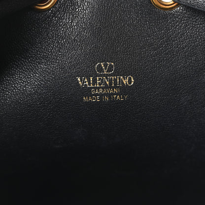 Valentino Garavani Nappa Mini VLogo Signature Chain Bucket Bag Black 6 of 9