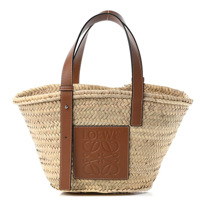 Loewe Raffia Basket Tote Bag Natural Tan 1 of 9