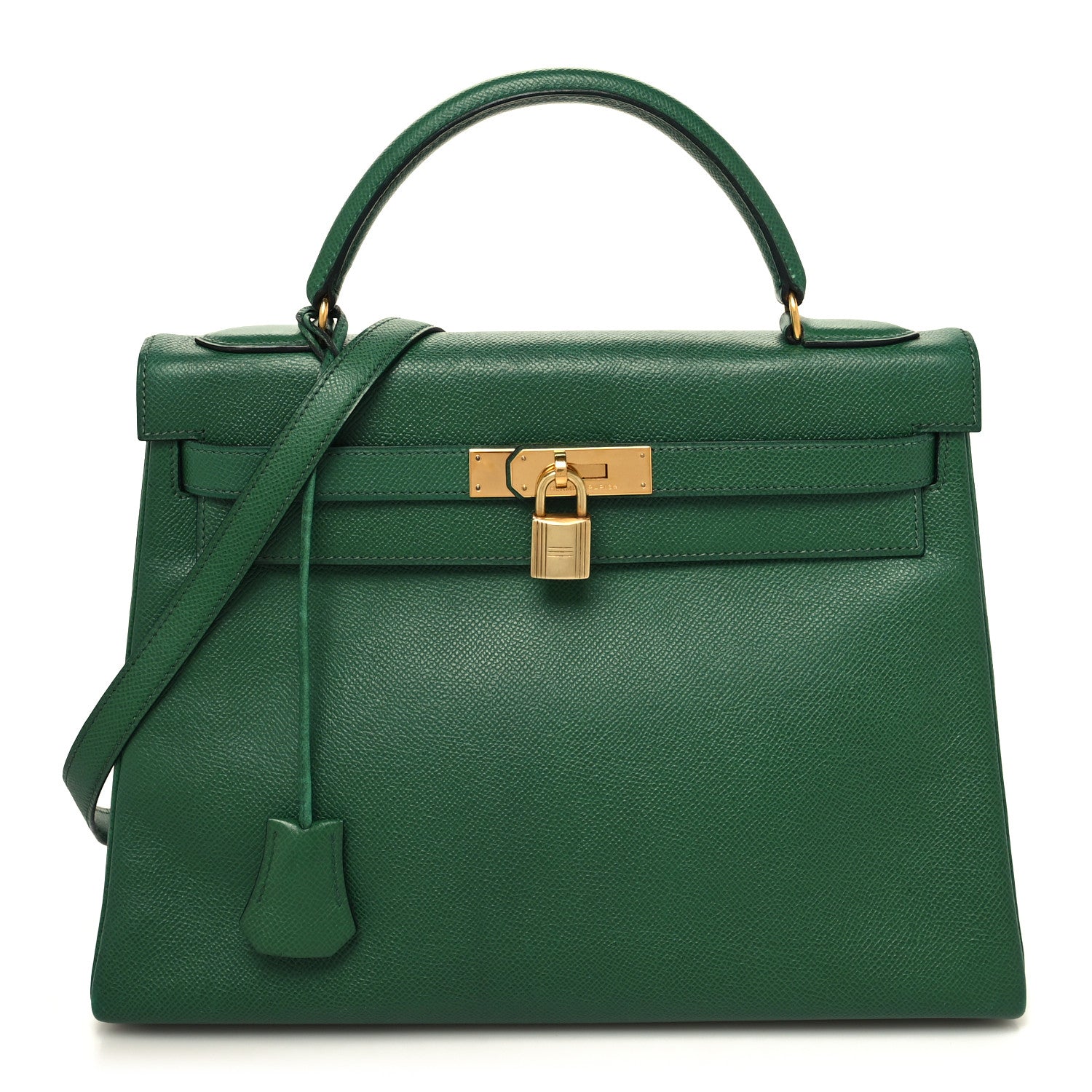 Hermes Courchevel Kelly Retourne 32 Vert Bengale 1 of 13