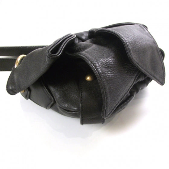 Chevre Mini Bow Handbag Black