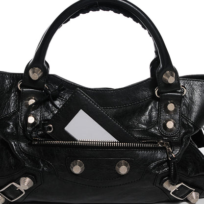 Balenciaga Agneau Giant 21 Silver Hardware City Black 6 of 10