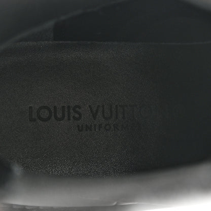 Louis Vuitton Calfskin Monogram Beaubourg Ankle Boots 38 Black 8 of 14
