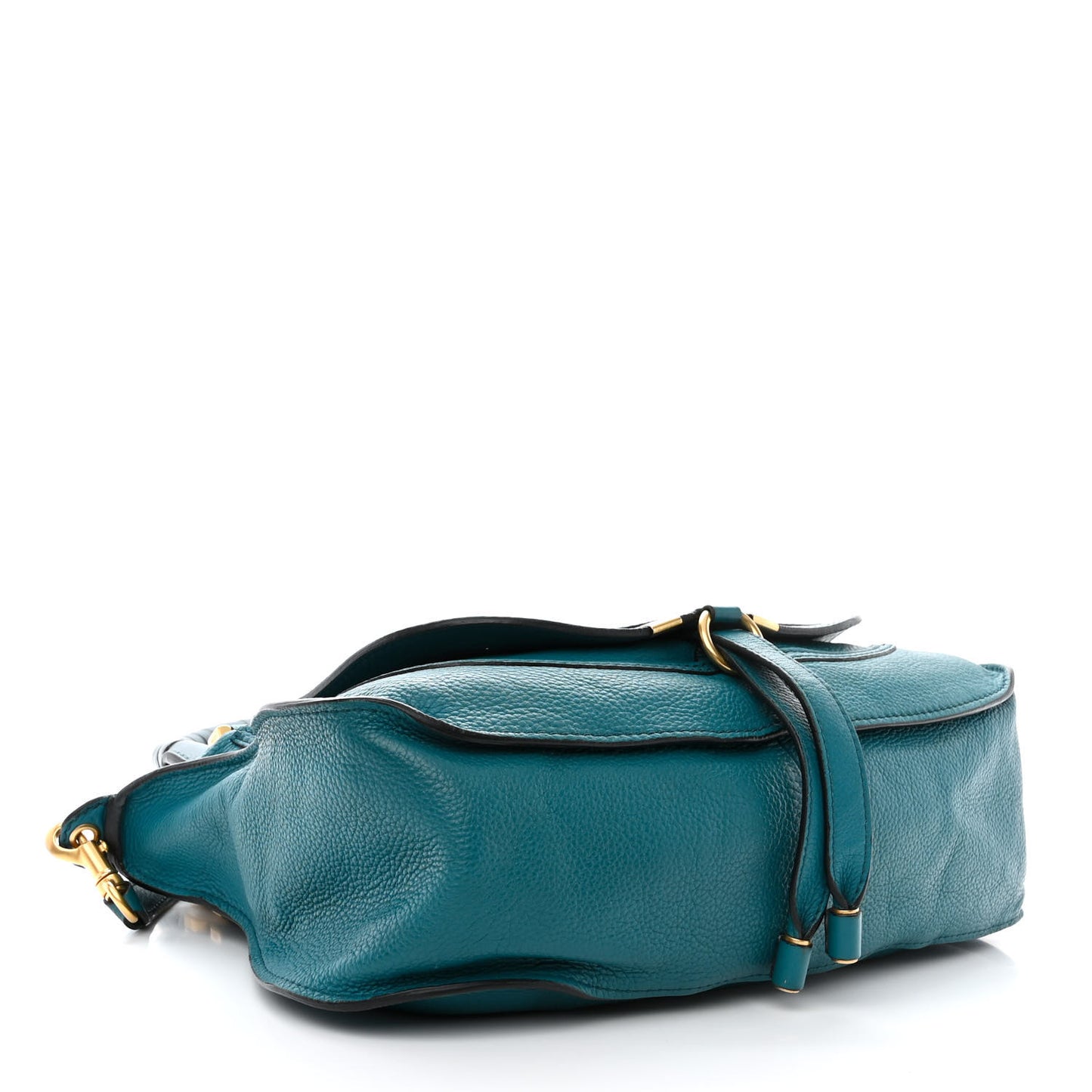 Calfskin Medium Marcie Satchel Laguna Blue