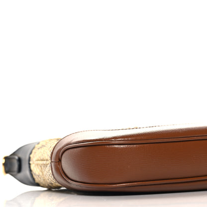 Gucci Snakeskin Calfskin Small Jackie 1961 Hobo Black Brown 10 of 11